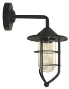 Vonkajšie nástenné svietidlo TAMA 1xE27/60W/230V IP44 čierna