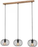 Brilo 4037-035 - Závesný luster na lanku 3xE27/40W/230V