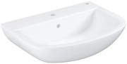 Grohe Bau Ceramic umývadlo 64,6x46,8 cm alpská biela otvor pre batériu uprostred 39420000 G39420000