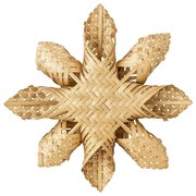 Bambusová závesná vianočná dekorácia ø 33 cm Hani – Bloomingville