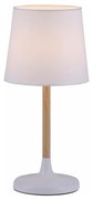 Leuchten Direkt 14423-16 - Stolná lampa NIMA 1xE14/40W/230V biela