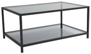 Konferenčný stolík Astro Black s tmavým sklom