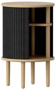 Okrúhly odkladací stolík z dubového dreva ø 38 cm Audacious – UMAGE