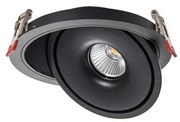 LED Podhľadové bodové svietidlo LED/20W/230V 3000/4000/6400K pr. 16,5 cm čierna