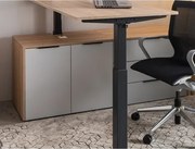 Zostava 2 skriniek k písaciemu stolu Home Office,dub sonoma/svetlosivá%