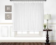 Voálová záclona s riasiacou páskou MARION 160x290 cm - biela