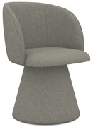 Sivé čalúnené jedálenské kreslo Maia – Makamii