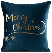 VIANOČNÁ DEKORAČNÁ OBLIEČKA NA VANKÚŠ JOY2 45X45 CM VZOROVANÁ