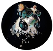 Kúpeľňový kobereček DogBath 160 cm čierny