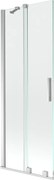 Mexen Velar vaňová zástena dvojkrídlová Posuvný 70 x 150 cm, Priehľadné, Chrómová - 896-070-000-01-01
