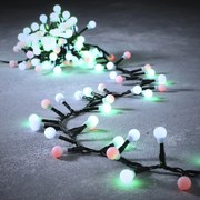 Svetelný girlanda zelená s 550 viacfarebnými LED diódami 14m IP44 - Comet