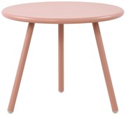 Konferenčný stolík Berea - v40 x Ø50 cm - Ružová