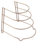 Stojan na panvice v medenej farbe Metaltex