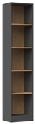 Knižnica R50 antracit/dub artisan