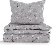 Predĺžené bavlnené obliečky Renforcé - Vanessa šedá