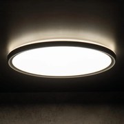 Kanlux 31505 - LED Kúp. stropné svietidlo AZPO LED/22W/230V pr. 42 cm IP54 čierna