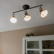 Priemyselné bodové svetlo antracit otočné a sklápateľné 3-svetlo - Tommy