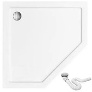 SPRCHOVÁ VANIČKA PIŤUHNÁ DIAMOND WHITE 90X90X5 K6522