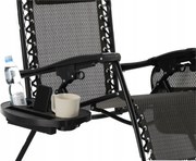 Garden Line SKLADACIA ZÁHRADNÁ STOLIČKA S OPIERKOU NA NOHY, VRECKOM A OPIERKOU NA HLAVU *2753