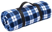 Pikniková deka károvaná, modrá