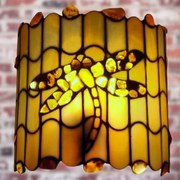 Nástenná jantárová Tiffany 23*23 AMBER