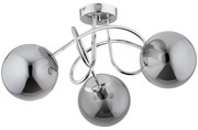 Prisadený luster BANKO 3xE14/10W/230V lesklý chróm