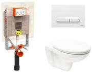 Závesný wc set Vitra Normus na zamurovanie SIKOVZW1, 1 ks