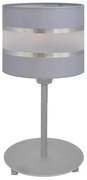 Stolná lampa HELEN 1xE27/15W/230V šedá/strieborná
