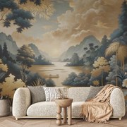 Fototapeta - Zlaté jazero (147x102 cm)