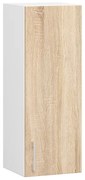 Horná kuchynská skrinka LIMA W30 D1 H720 biela / dub sonoma