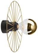 Nástenné svietidlo MONTANA 1xE27/15W/230V pr. 30 cm zlatá