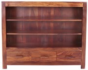 furniture-nabytek.cz - Drevená knižnica masív 120x100x35