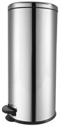 Odpadkový kôš 30 l striebro