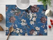 Biante Teflónové prestieranie na stôl TF-061 Kvety na modrom 30x40 cm