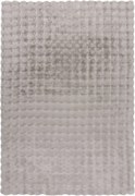 Kusový koberec Waffle Faux Fur Grey, 180x290, šedá, obývacia izba, Flair Rugs