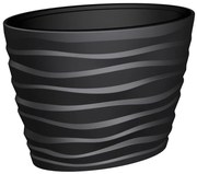 Kvetináč Bora Oval 60x39x42h Antracit Boa6042