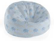 Sablio Sedací vak Cocoon Bubny a sloni - 75 x 45 x 35 cm