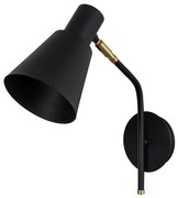 Nástenné svietidlo Sivani - MR-664, čierna/zlatá