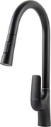 Ibiza Black výsuvná kuchynská batéria