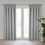 ZÁVES NA PÁSKE JULA2 140X270 CM STRIEBORNÁ