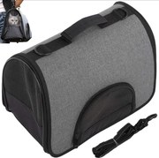 Prepravná taška pre mačky 41 cm - šedá