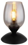 Globo 24007S - Stolná dotyková lampa KUWAITA 1xE14/25W/230V čierna