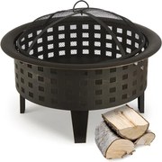 Blumfeldt Boston, ohnisko, misa na oheň, Ø 60 cm, oceľ, čiernené