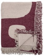 Bloomingville Prehoz z recyklovanej bavlny Olica Red 130 × 160 cm