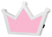 LED Detské nástenné svietidlo LED/2xAA ružová korunka