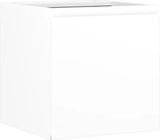 Mexen Orio, kúpeľňová skrinka 45 cm, 1 dvierka, biela matná, 91A11-04547-1-BF01