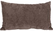 Vankúšik Chenille Dark brown, 30 x 50 cm