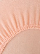 Froté plachta 140 × 200 cm - lososová