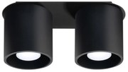 Stropné svietidlo Orbis, 2x čierne kovové tienidlo