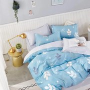 Bavlnená saténová posteľná bielizeň Albs-01123b/2 140x200